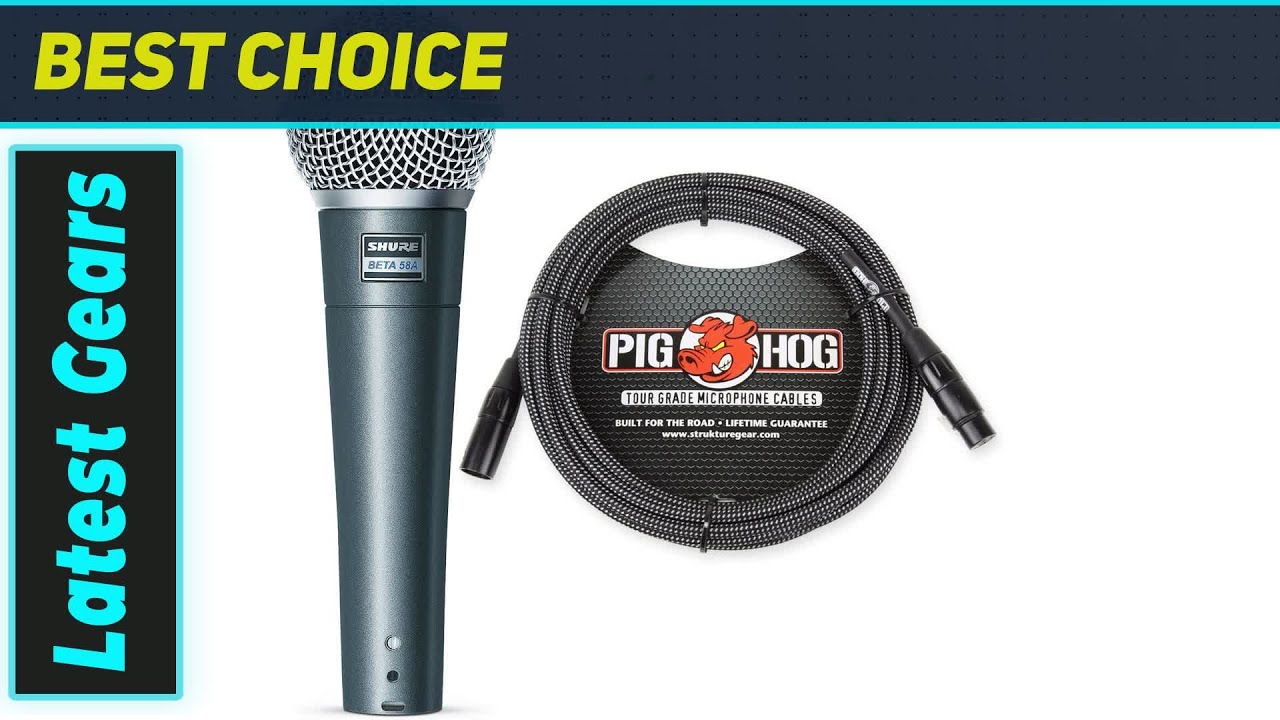 Shure Beta 58A: The Ultimate Vocal Mic for Any Stage