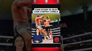 John Ryder se deja caer contra Canelo Álvarez #boxeo #boxing #box