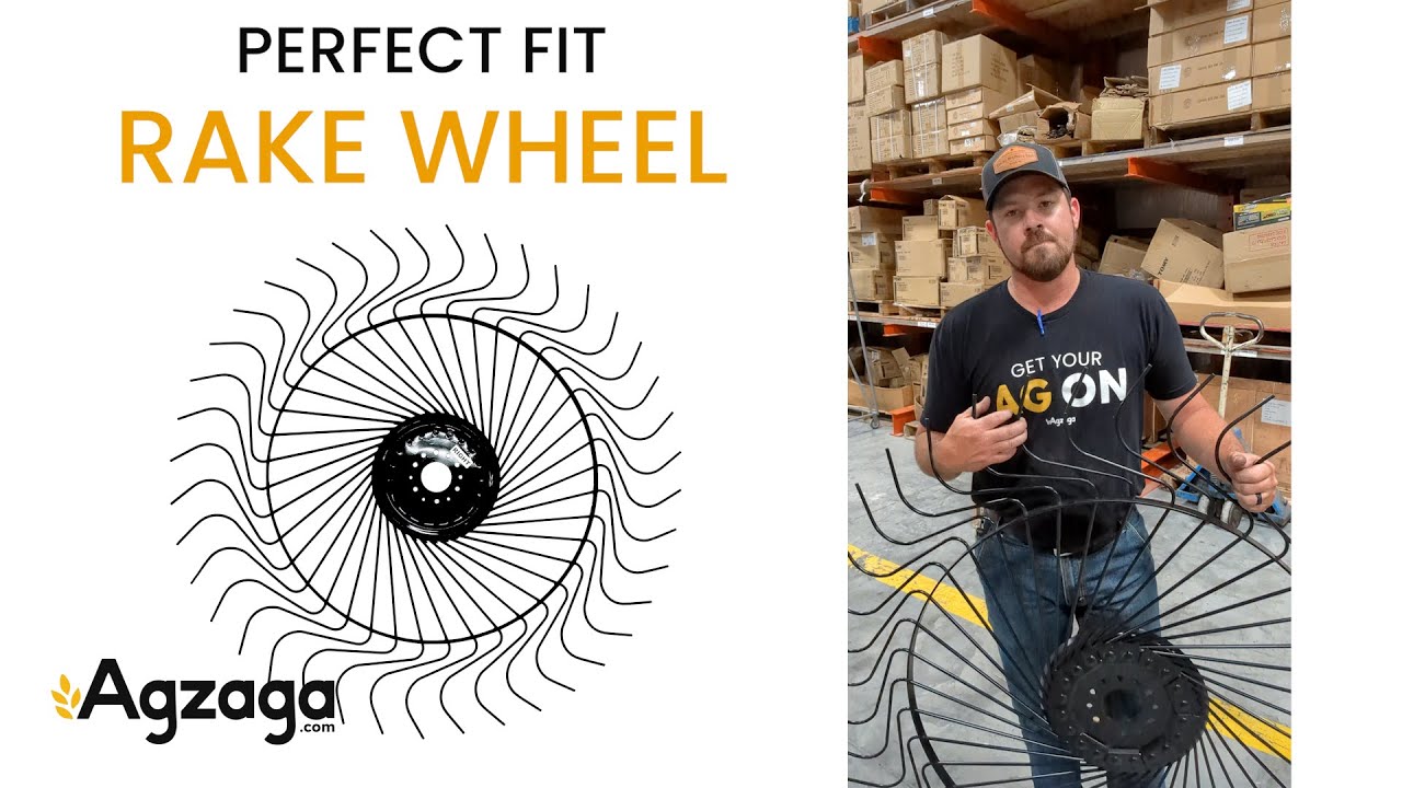 Perfect Fit Rake Wheel American Made Perfect Fit All - Rake Wheel - YouTube