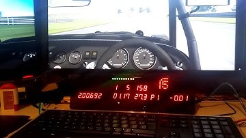 Achub, Assetto Corsa, arduino dash, Led Matrix Support WIP DEMO