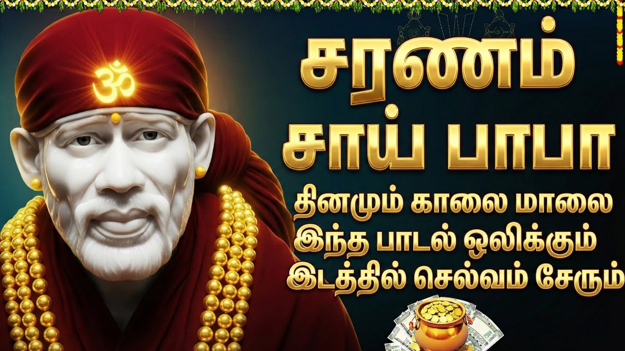 Thursday Special Sai Baba Bhakti Songs Tamil | Popular Lord Sri Sai Baba Tamil Bakthi Padalgal