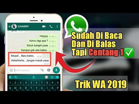 Cara Membuat Whatsapp Centang 1 Walau Sedang Online Youtube