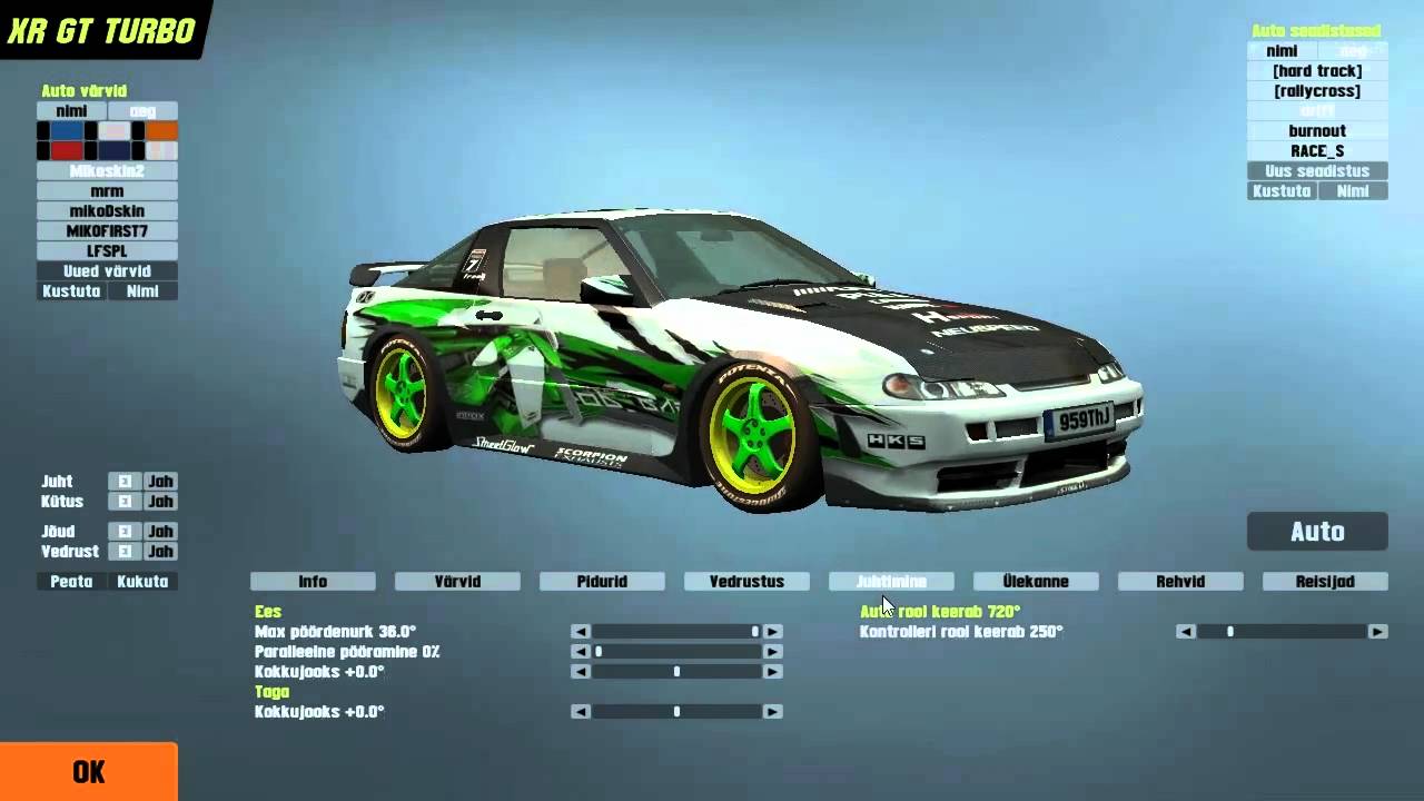 lfs drift setup xr gt