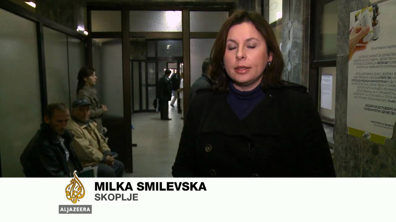 مسيرة المعاطف البيضاء في سكوبيه - قناة الجزيرة البلقان