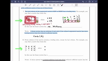 Linear Algebra 3.3 - The Number of Solutions of a Linear System (2 of 6)