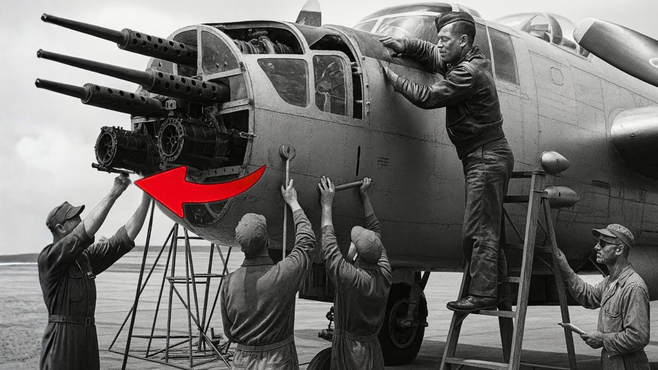 How One “IMPOSSIBLE” B-25 Gunship Sank 12 Japanese Ships in 3 Days