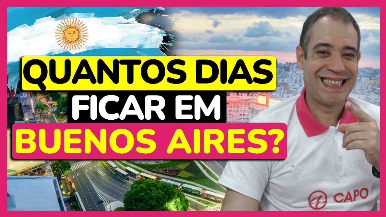 QUANTOS DIAS É O IDEAL FICAR EM BUENOS AIRES? 4 DIAS? 7 DIAS? YouTube QUANTOS DIAS É O IDEAL FICAR EM BUENOS AIRES? 4 DIAS? 7 DIAS? YouTube