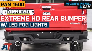 2019-2020 RAM 1500 Barricade Extreme HD Rear Bumper w/ LED Fog Lights Review & Install