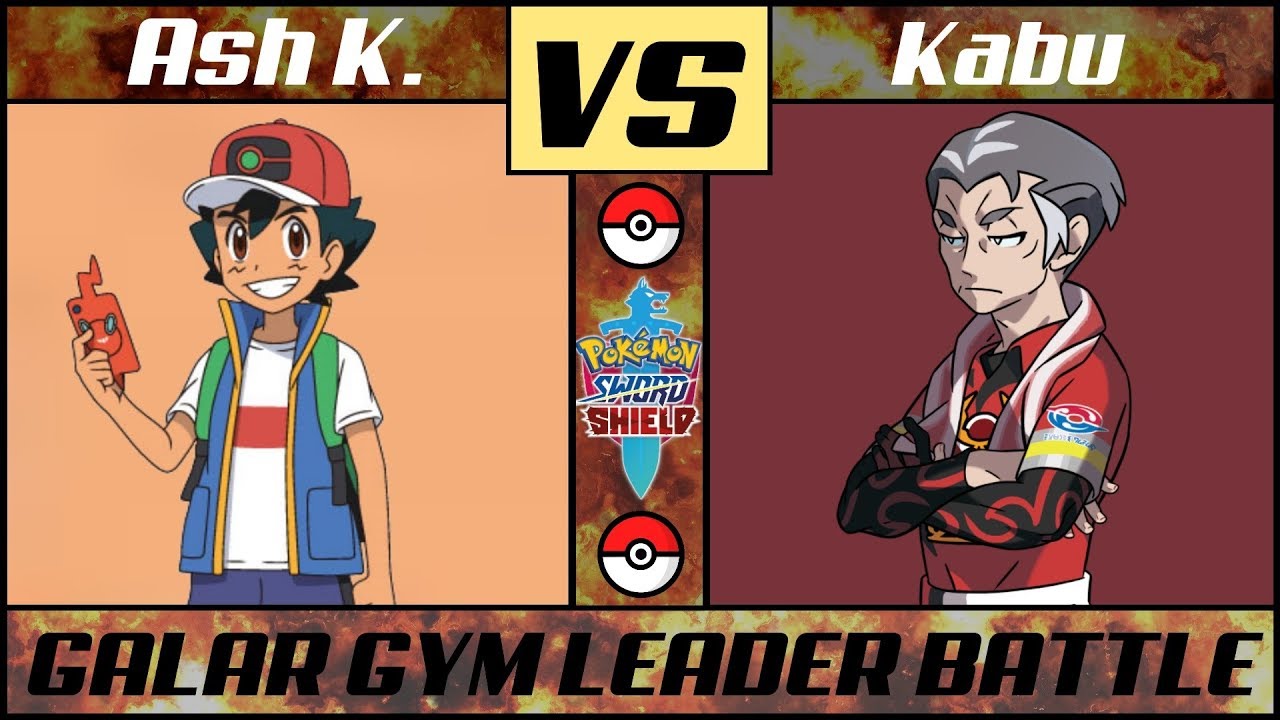 ASH vs KABU (Pokémon Sword/Shield) - Galar Gym Battle