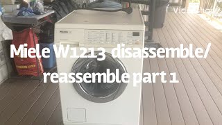 Miele W1213 Repair part 1/3