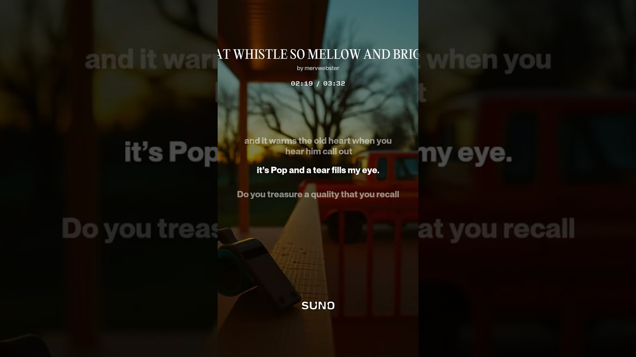 Country Ballad THAT WHISTLE SO MELLOW AND BRIGHT