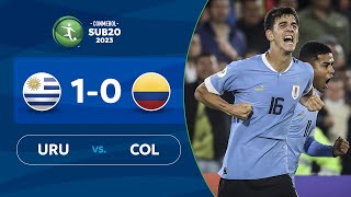 URUGUAY vs COLOMBIA [1-0] | RESUMEN | CONMEBOL SUB20 2023