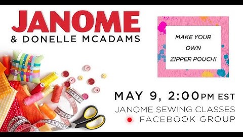 Make Your Own Zipper Pouch with Donelle McAdams, Ruler Work Quilting