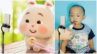 Tik tok compilation Super Cute Fat Rabbit | Si embul kelinci lucu bikin ngakak Ep.3