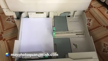 Cách photo CMND 2 mặt máy Fuji Xerox (copy ID Card)