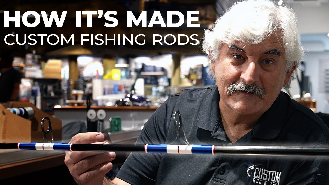 HOW IT'S MADE CUSTOM FISHING RODS + GIVEAWAY 