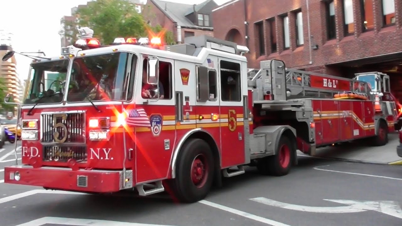 *Full House Response* FDNY Engine 24, Ladder 5, & Battalion 2 ...