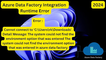 Azure Data Factory Integration Runtime Error |  Solved