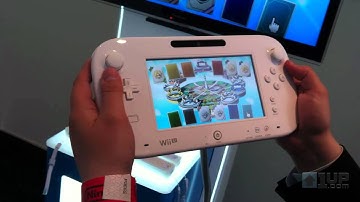 Wii U Tablet Controller E3 2012 Hands-On Demonstration