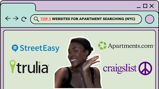 APARTMENT HUNTING IN NYC MADE EASY | Top 3 Websites to Find Your Dream Apartment | Worked 3 times!