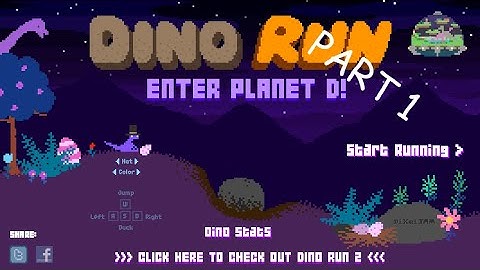 Dino run: planet D part 1