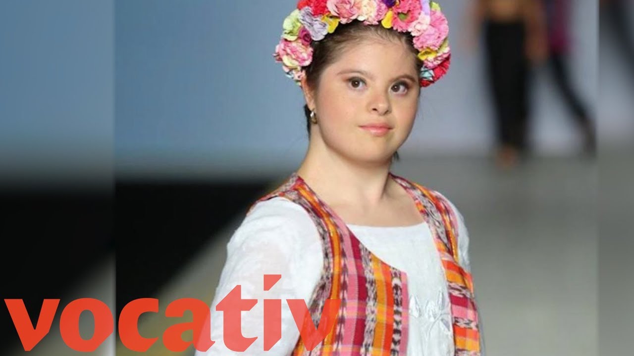 Designer With Down Syndrome Is First At London Fashion Week - YouTube
