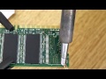 Solder 54pin ram chip with hotair only