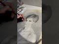 Princess Diana Graphite Portrait Timelapse Drawing Process