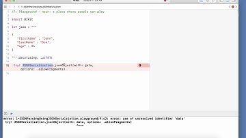 Ultimate Guide to JSON Parsing with Swift : Parsing JSON Using JSONSerialization