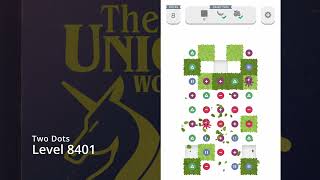 Two Dots Level 8401 Gameplay (no boosters used) ⭐️⭐️