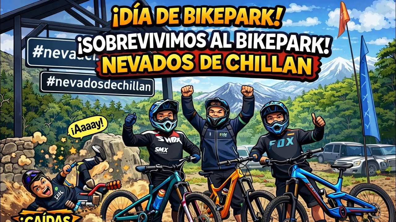 Sobrevivimos al BikePark Nevados de Chillan | Día 2 EnduroMTB en Chillan🇨🇱🔥