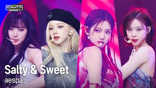 '최초 공개' aespa - Salty \u0026 Sweet #엠카운트다운 EP.796 | Mnet 230511 방송