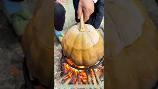 Traditional Miao-Style Pumpkin Pot Cooking Over Fire!