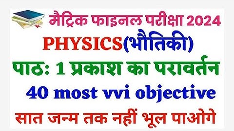 Reflection Of Light Class 10th Objective Question || Prakash Ka Pravartan Objective Question #viral