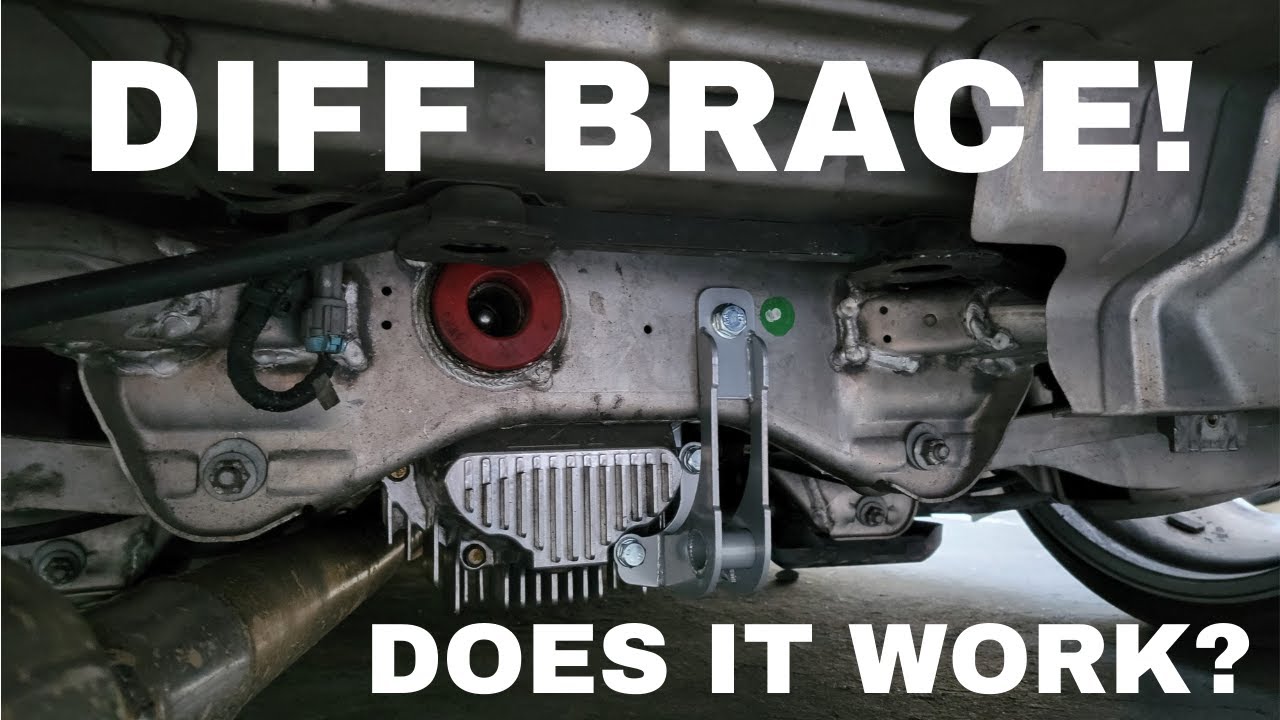 INSTALLING G35 DIFFERENTIAL BRACE! DOES IT WORK? - YouTube