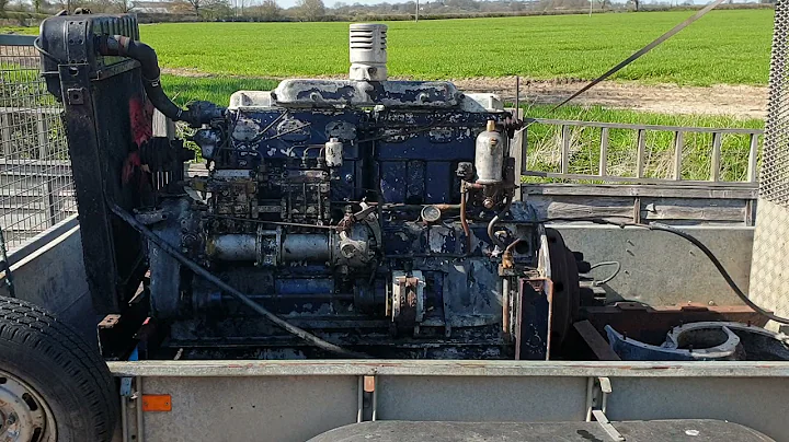 1941 Gardner 6LW test run after many years out of use.