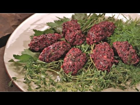 Пхали из свеклы. Постная закуска из Грузии.