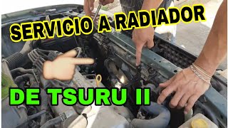 Servicio a radiador Tsuru 2006