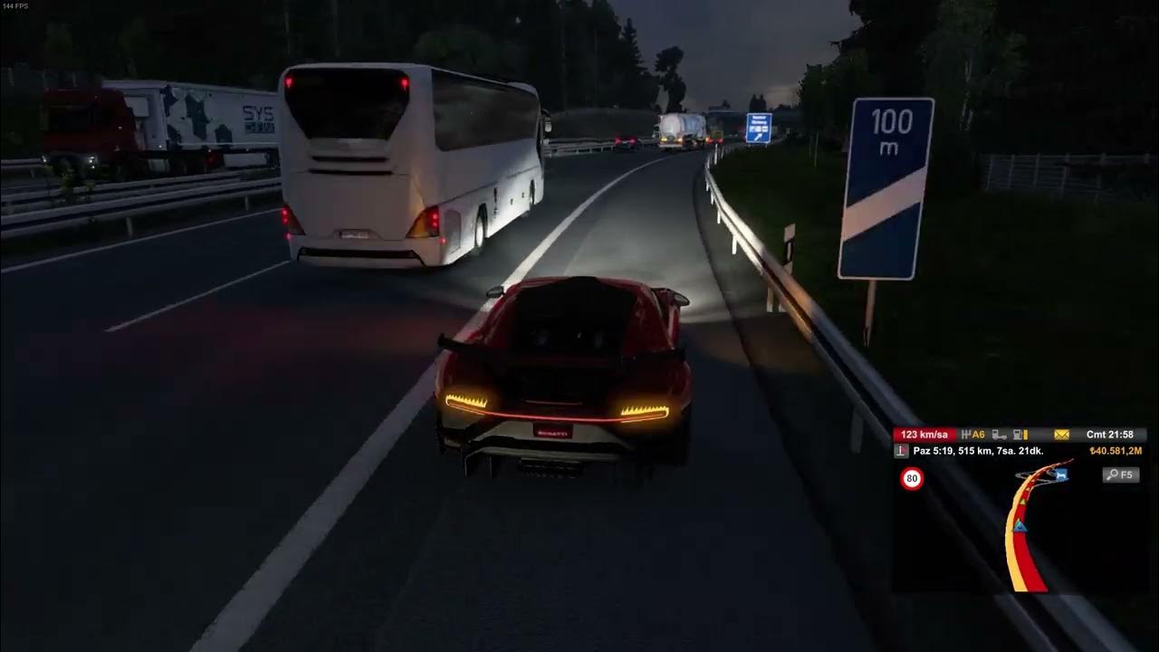 Ets2 bugatti chiron 2021 youtube