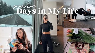 Productive Vlog: Boyfriends Birthday, Leg Workout, Groceries, Everyday Makeup!