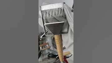 BeeCastle Honey Uncapping Fork Iron Stainless Steel, Beekeeper Equipment Tool.