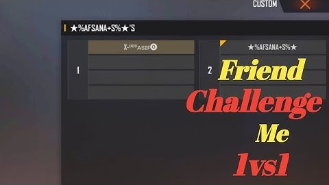 My Friend challenge me 1vs1 custom match 🤣Solo vs solo custom match❣️.....Playing Garena free fire📱