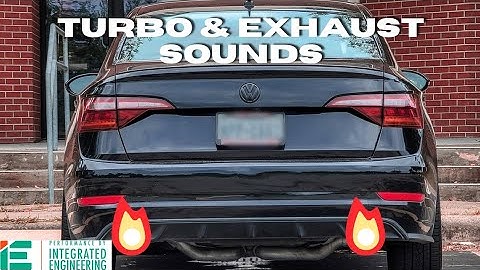 🔥 Turbo & Exhaust sounds | Pops and Bangs 🔥 2019 MK7 GLI Integrated Engineering Stage 2