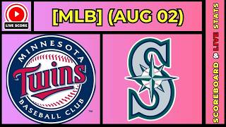 🔴 Minnesota Twins vs Seattle Mariners | MLB Baseball August 2, 2026 Live SCOREBOARD EN VIVO