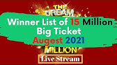 Series 236 The Terrific 22 Million Big Ticket Draw Live Abu Dhabi 3rd Feb 22 Youtube
