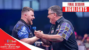 ENDING THE WAIT ⏰ Final Session Highlights -2024 European Darts Grand Prix