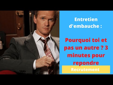 Pourquoi Devrais-Je T’Embaucher Question D’Entretien