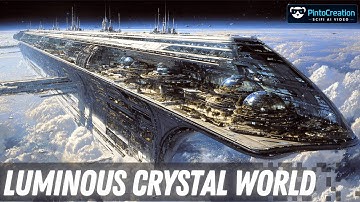 The Architecture of Paradise: An AI Journey Through a Luminous Crystal World (Midjourney/Hailuo AI)