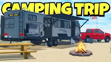 I brought my NEW Camper on a CAMPING Trip in Roblox APM!