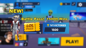 My 1500th Wins in 1V1.LOL (New Battle Pass + Locker Tour + Gameplay)